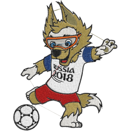 Matriz de Bordado Mascote Copa 